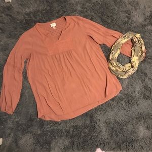 Knox Rose Peasant Top